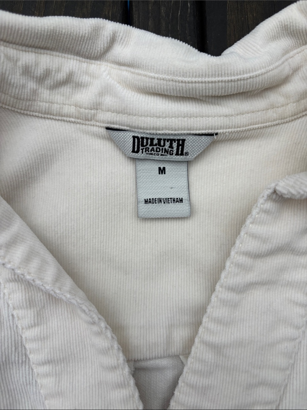 Women's Corduroy Popover Shirt by Duluth Trading Company Size M - Picture 4 of 8